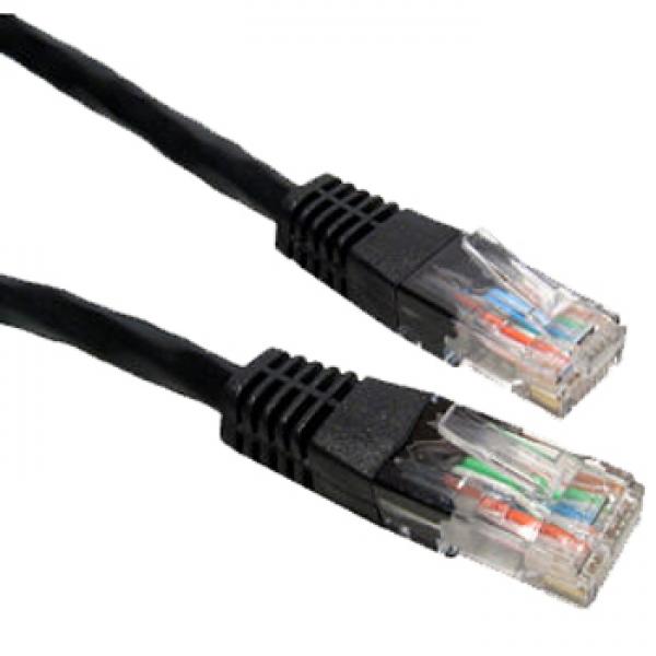 Belkin 1' CAT5e (350 MHz) UTP Network Cable - No Boots - Black